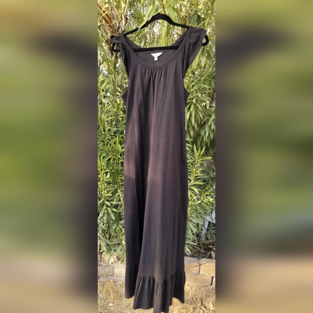 NWT 100% COTTON 2 POCKET YOUR NEXT FAVORITE DRESS BLACK TIE TO BEACH DRESS